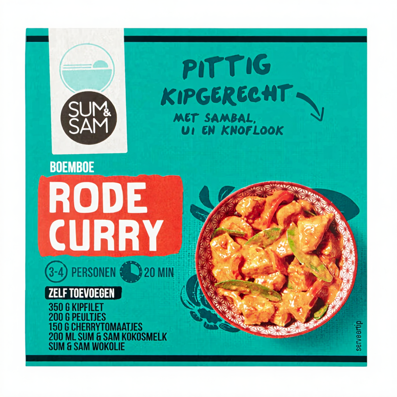 Sum & Sam Boemboe Curry Rouge - 95 g