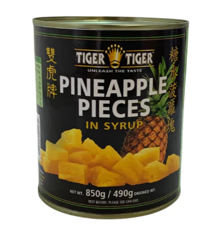 Tiger Tiger Light Canned Pineapple Pieces 830G