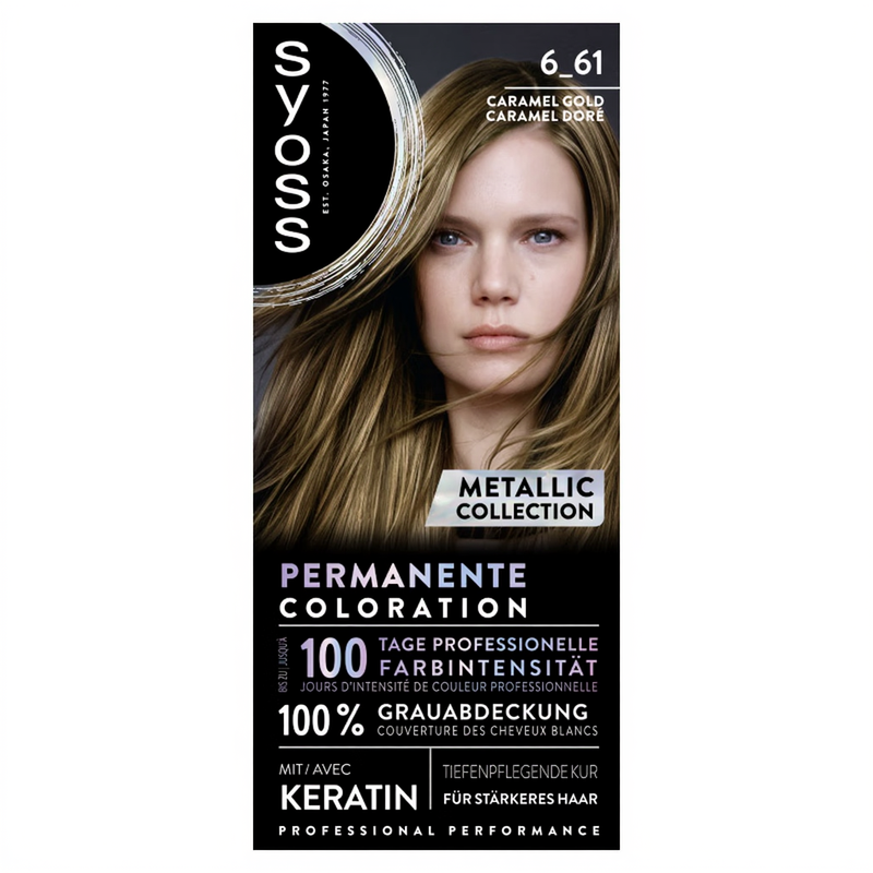 syoss Coloration Metallic Reflexe 6_61 Caramel Gold