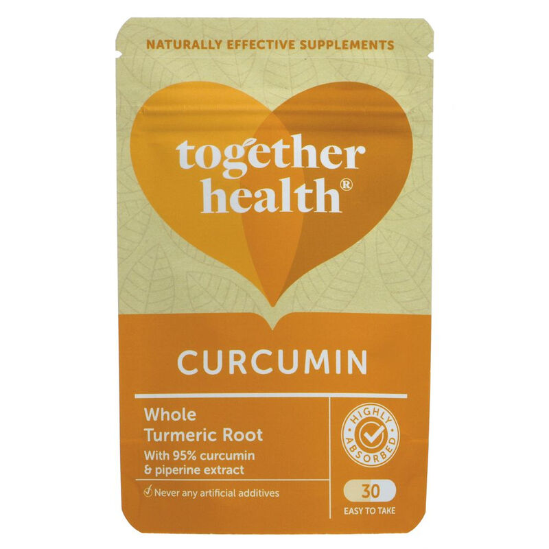 Curcumin & Whole Root Turmeric - With Piperline Black Pepper - 30 CAPS