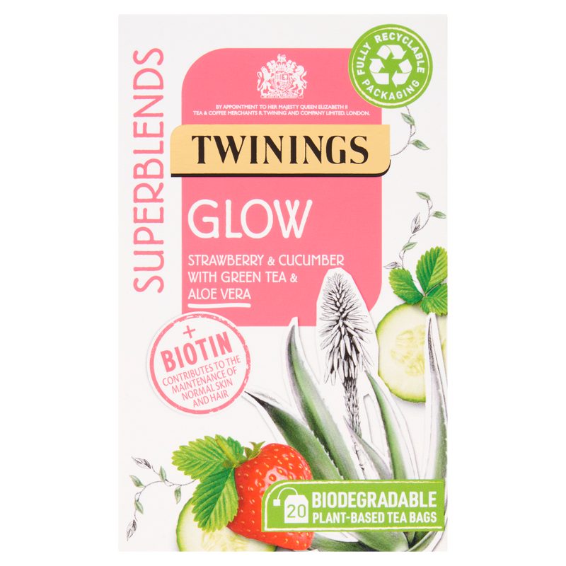 Superblends glow 20 Single Tea Bags 40g