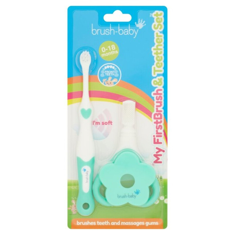 My First Brush & Teether Set 0-18 Months