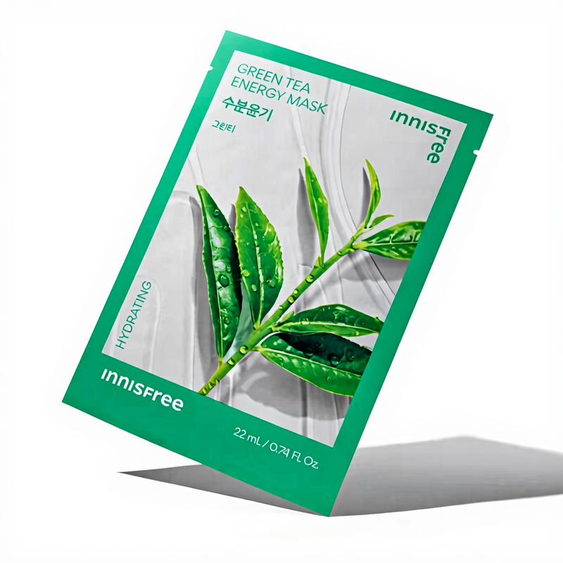 Innisfree Green Tea Energy Maskerset Travel Exclusive (22 ml x 10 stuks)