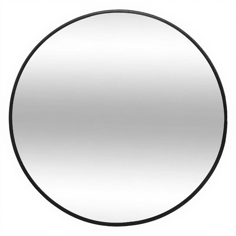 Miroir Alice diam. 38 cm en Métal - Noir