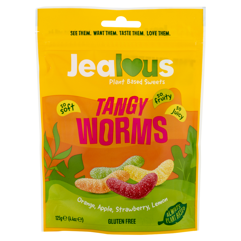 Tangy Worms Share Bag 125g