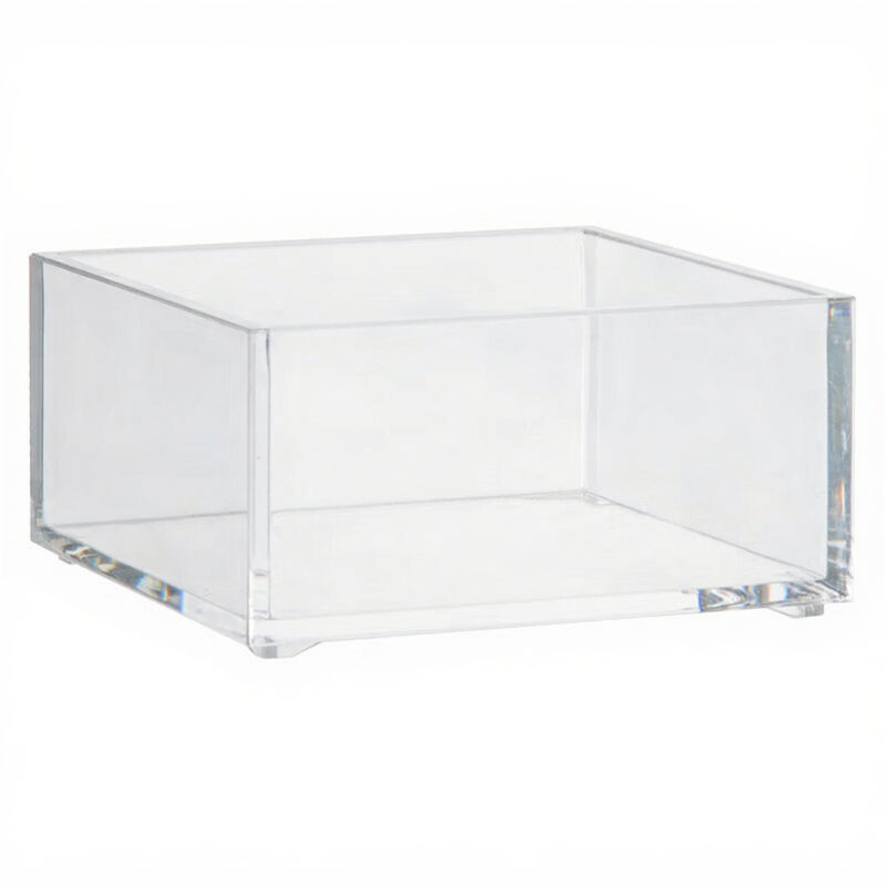 5five Selena Petit plateau de rangement carré transparent