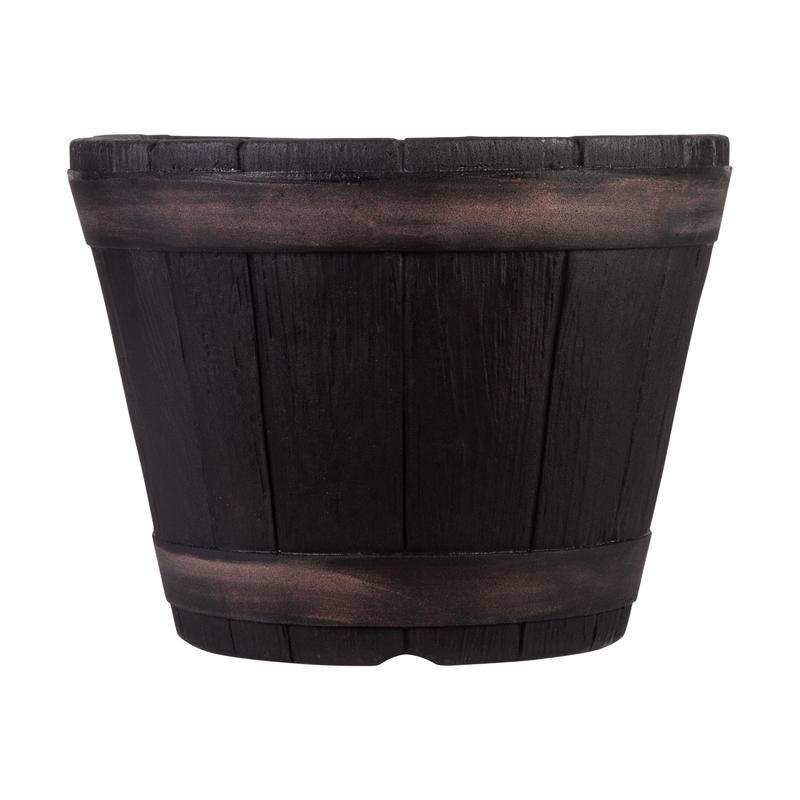 Barrel Planter 34cm -Oakwood Effect