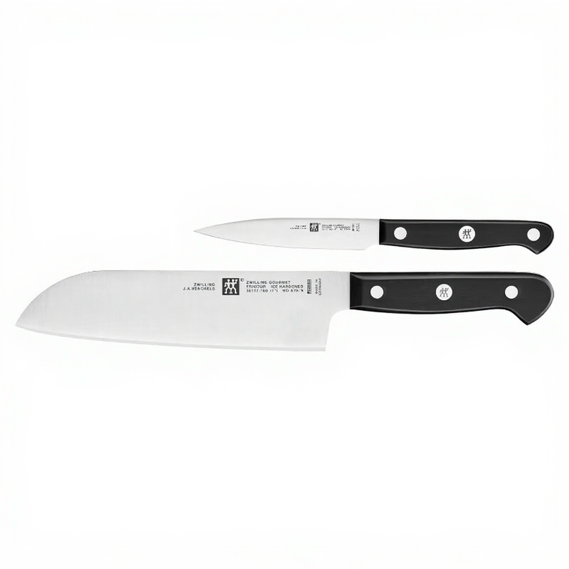 ZWILLING Gourmet Messerset 2-tlg - Santokumesser 18cm + Spick- und Garniermesser 10cm