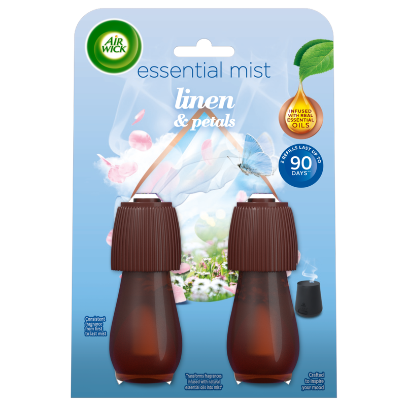 Linen and Petals Essential Mist Twin Refill 2x20ml