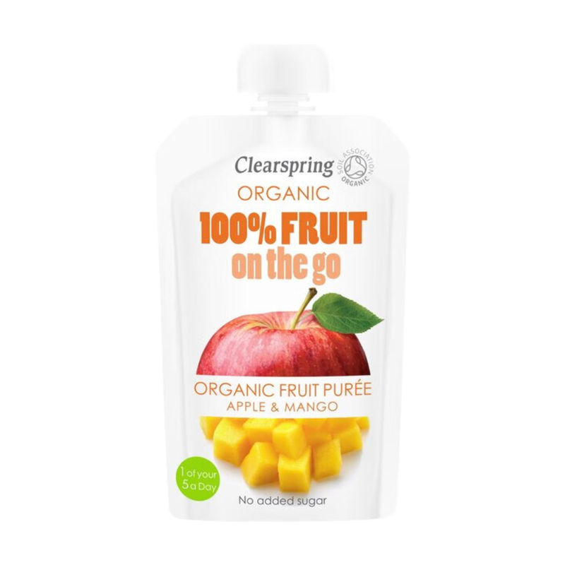 Clearspring Apple & Mango Puree Organic 100G