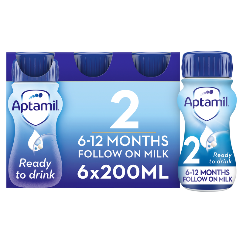 Ready To Drink 2 Follow On Milk 6-12 Months 6 X 200ml
