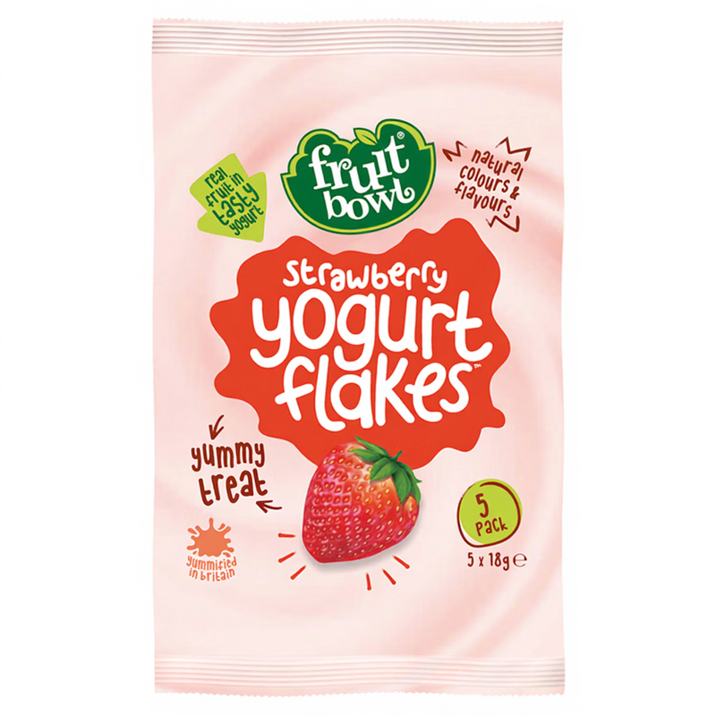 Strawberry Yoghurt Flakes 5 x 18g