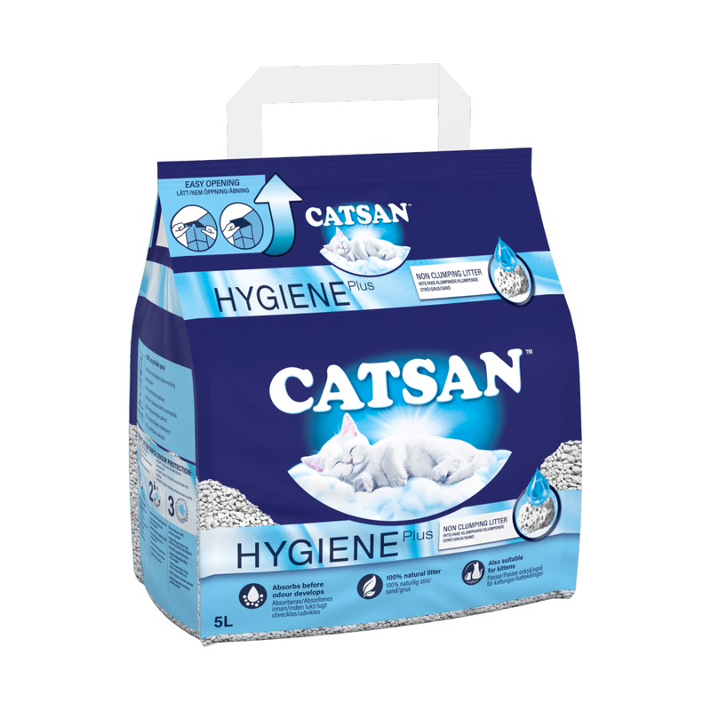 Hygiene Non-Clumping Odour Control Cat Litter 5L