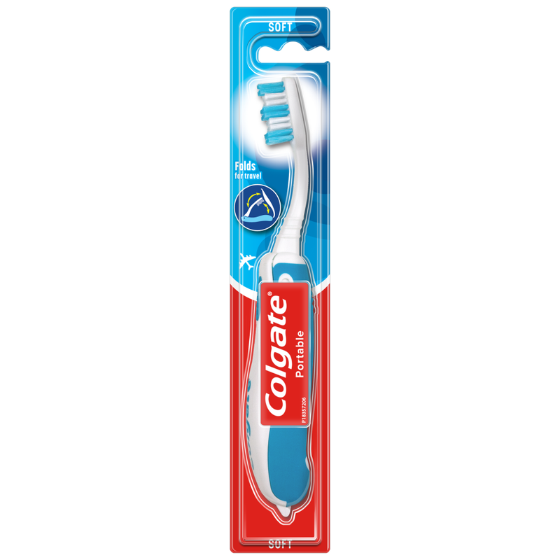 Colgate Portable Travel Soft Manual Toothbrush 1Pack