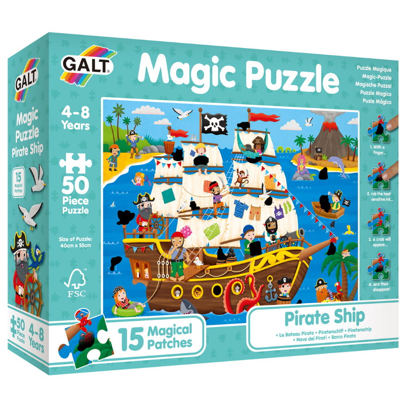 Magic Puzzle Pirate Ship Jigsaw Puzzle