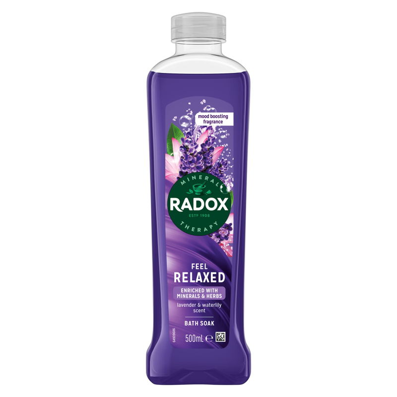 Feel Relaxed Lavendar & Waterlily Bath Soak 500ml