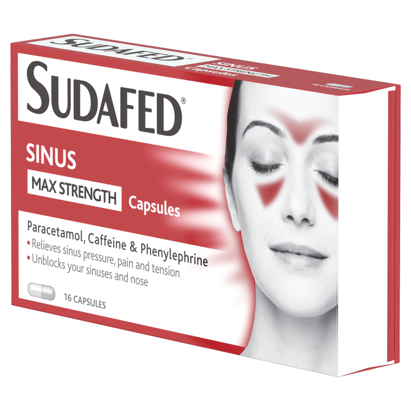 Sinus Relief Capsules Max Strength - 16 Capsules