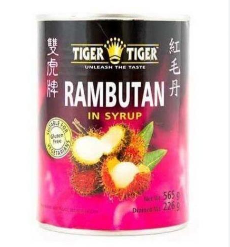 Tiger Tiger Light/Cream Canned Rambutan Whole 565G