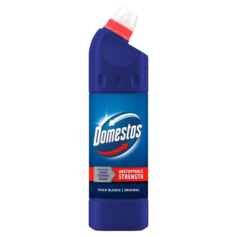 Domestos White Thick Bleach Toilet Cleaner, Original, 750Ml