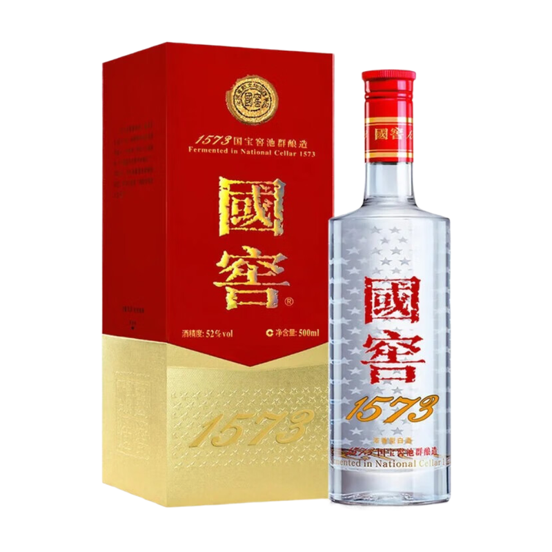 Chinese Baijiu - Luzhou Laojiao National Cellar 1573 500ml (52% Alc./Vol)