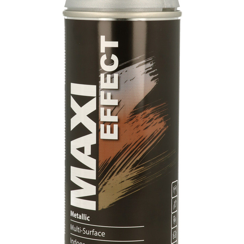 Maxicolor Metallic Silver Spray Paint 400ml