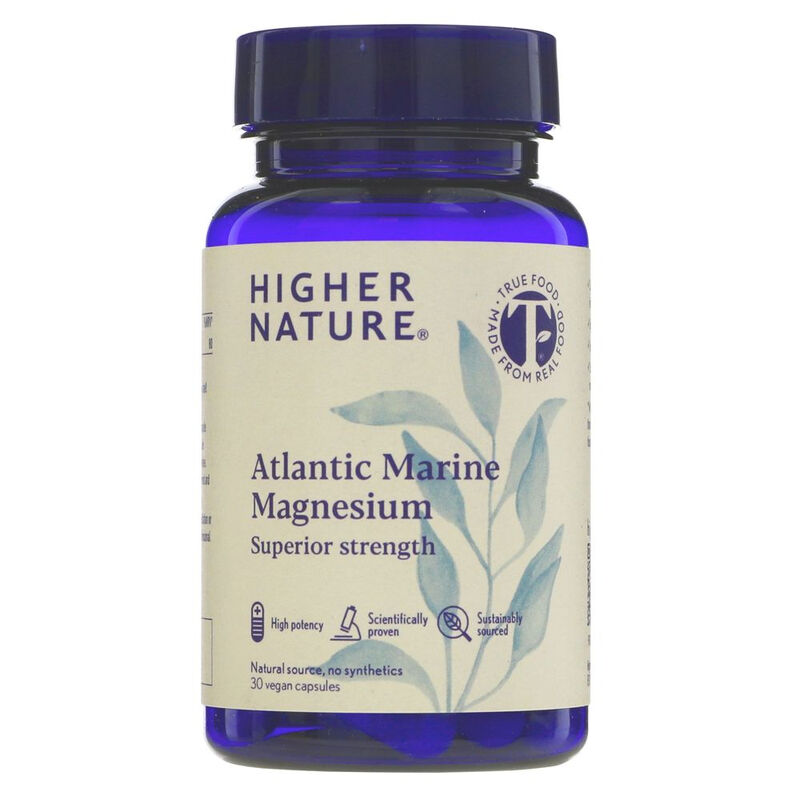 Atlantic Marine Magnesium - From Pure Filtered Sea Water - 30 caps