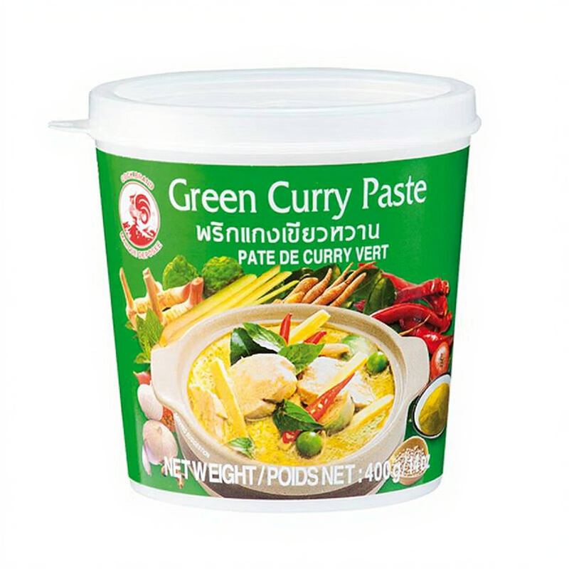 Cock Brand Pâte de curry vert thaï 400g