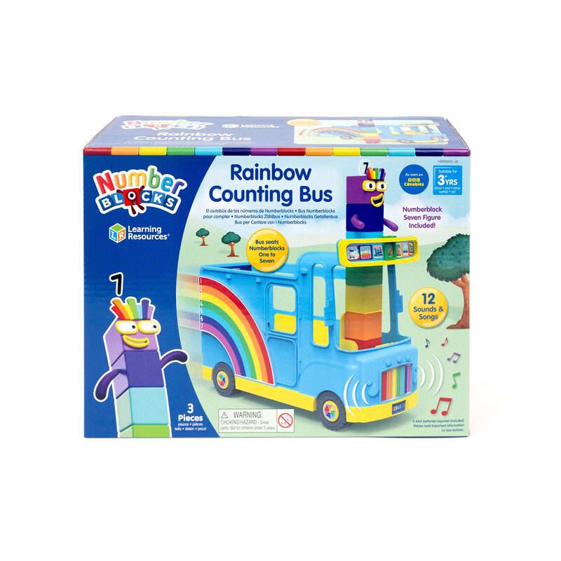 Rainbow Counting Bus