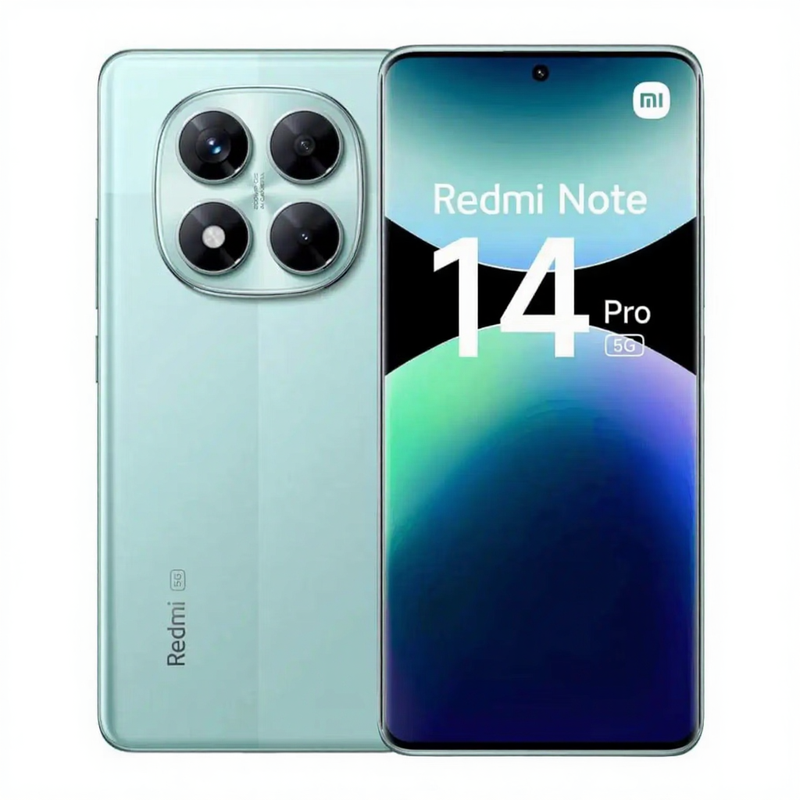 REDMI Smartphone Note 14 Pro 5G in Coral Green - Leistungsstarkes 8GB-256GB Handy mit schneller 5G Verbindung für anspruchsvolle Nutzer