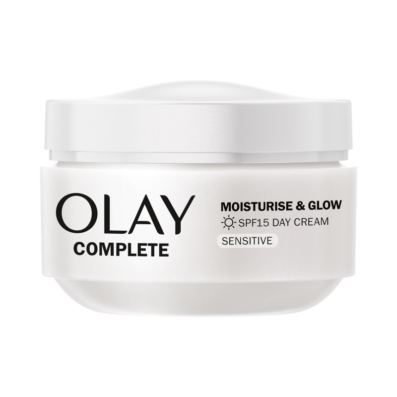 Complete Moisturise & Glow Day Cream For Sensitive Skin With SPF15,50ml