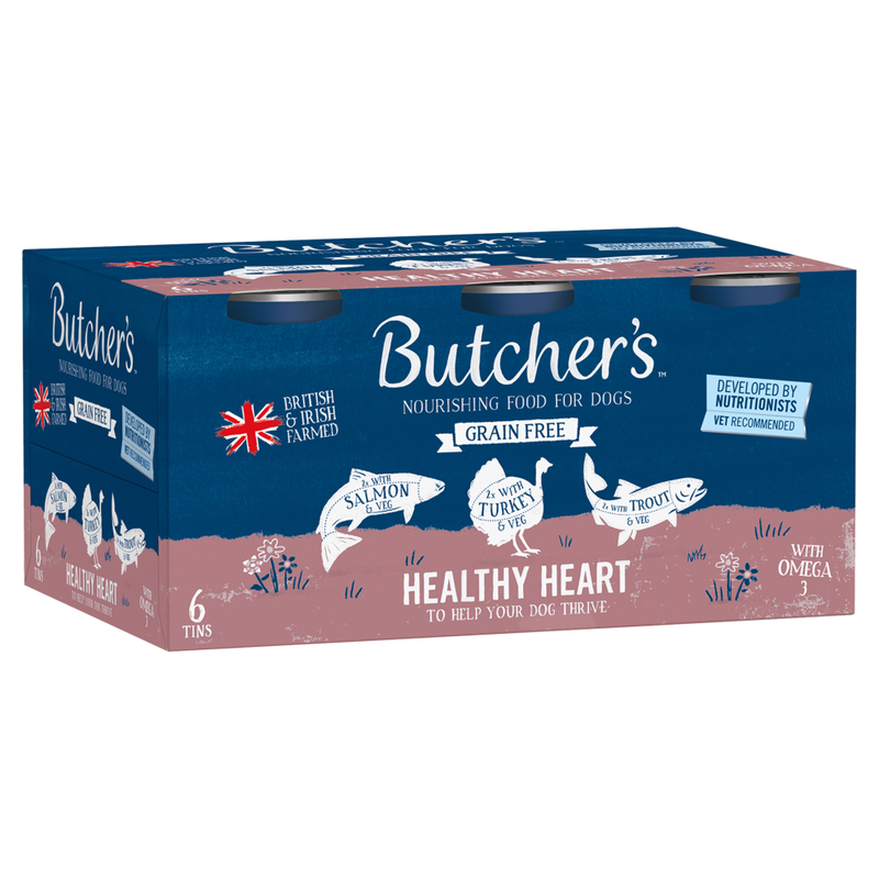 Healthy Heart Dog Food Tins 6 x 390g