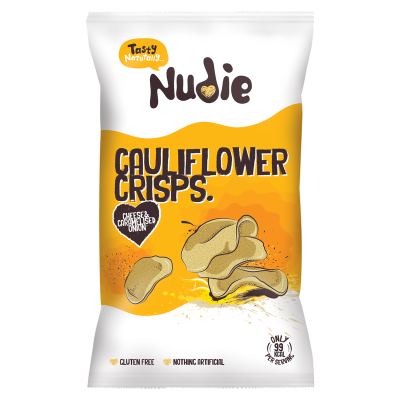 Nudie Grain/Light Snacks Cheese & Caramelised Onion 80G