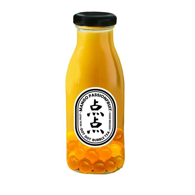 Bubble Tea - Mango Passionfruit Bubble Tea - 250ml