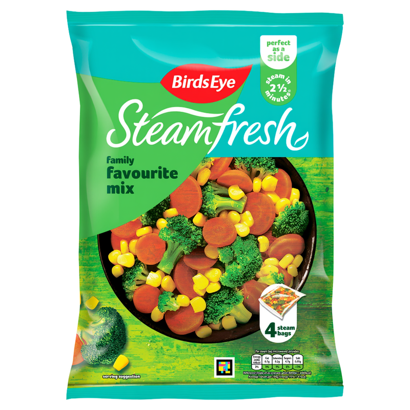 Steamfresh 4 Family Favourite Mix Steam Bags 540g
