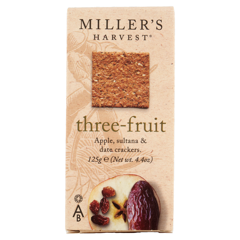 Three Fruit Crackers 125g