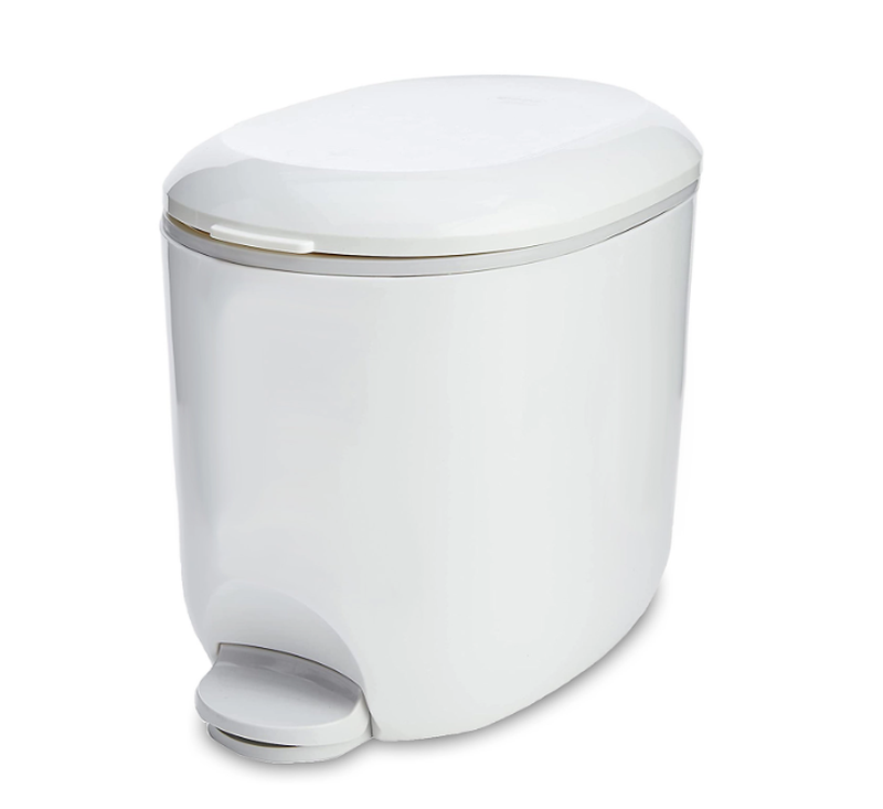 Addis Bathroom Pedal Bin - White