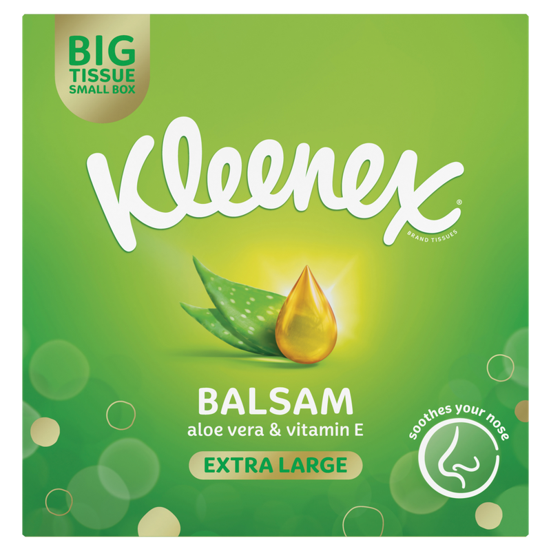 Balsam Extra Large Tissues Single Compact Box