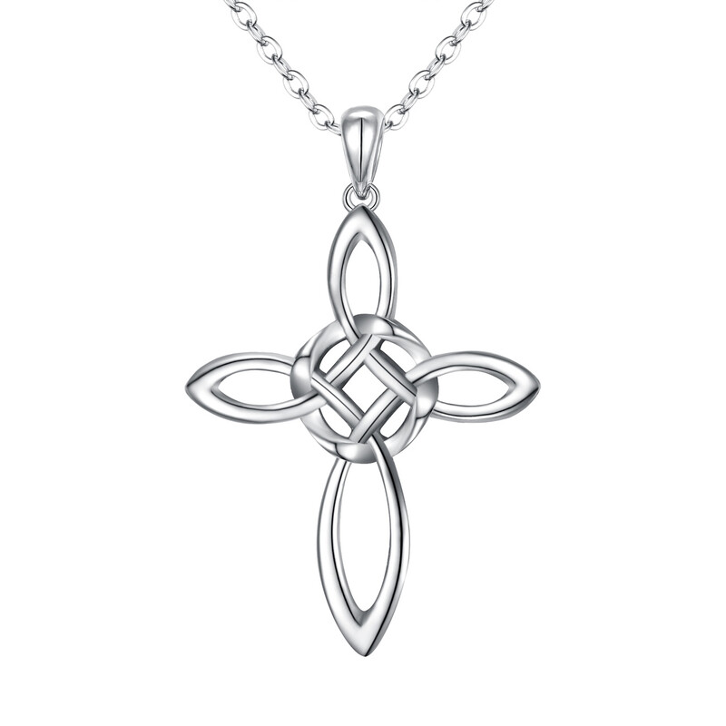 Celtic Knot Cross Necklace