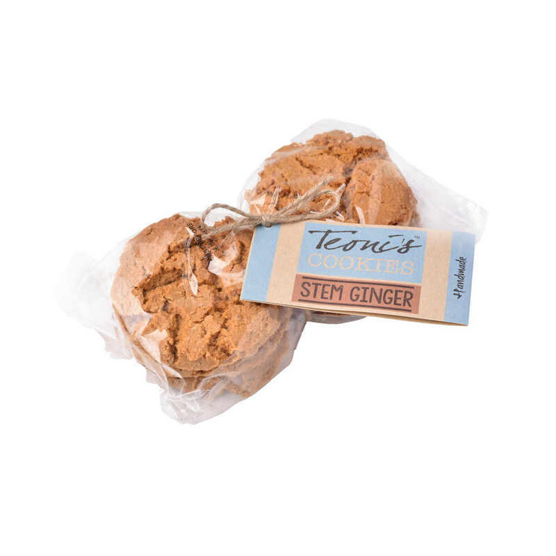 Stem Ginger Oat Crunch Cookies 300g