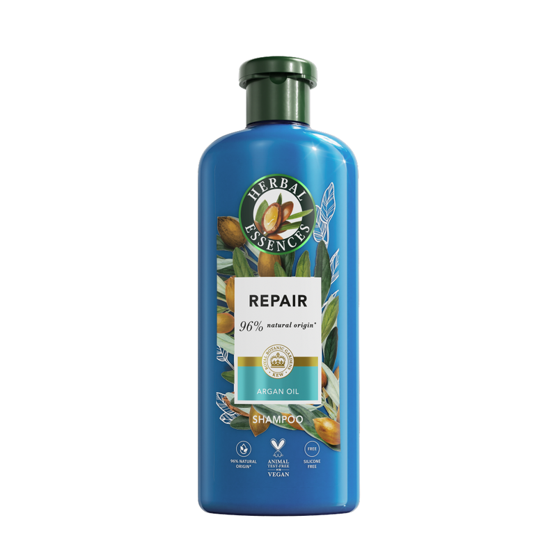 Argan Oil Repair Shampoo to Nourish Damaged Hair, Silicone Free 250ml