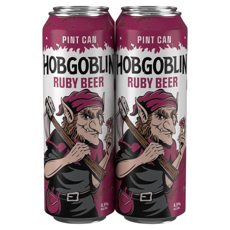 Hobgoblin Red Ruby Pint 4Pk - 4.5% 4X568ml