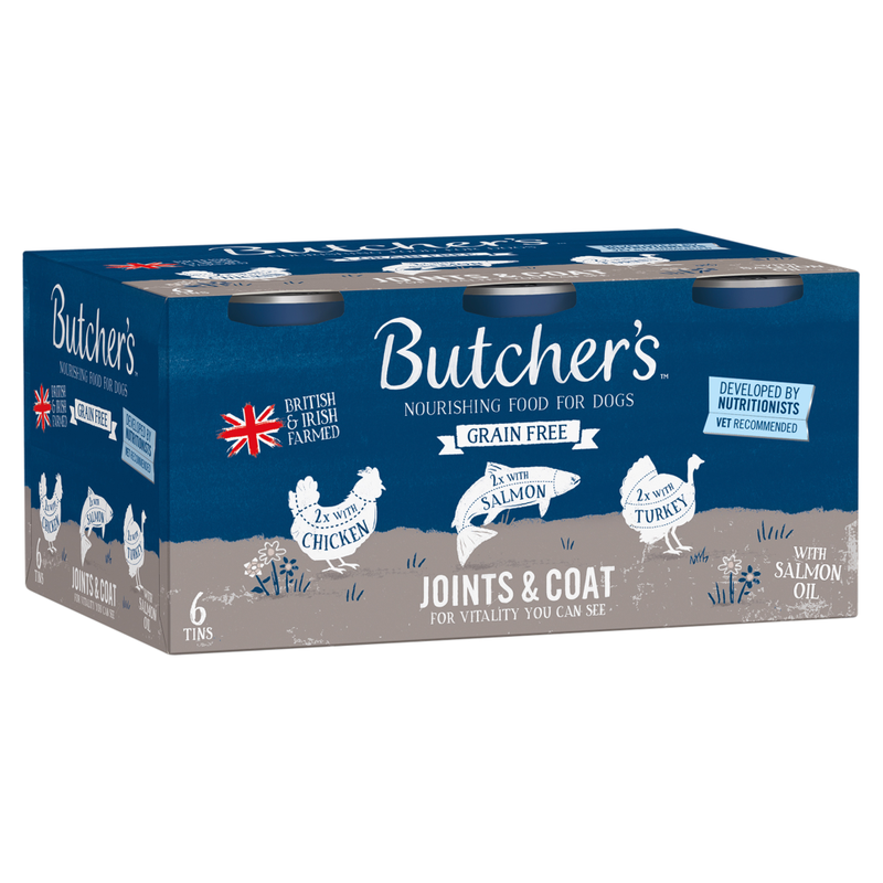 Joints & Coat Nourishing Dog Food 6 x 390g