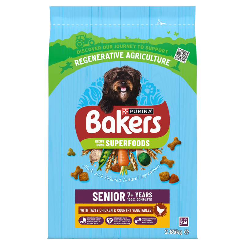 Superfoods Senior Chicken with Vegetables Dry Dog Food 2.85kg