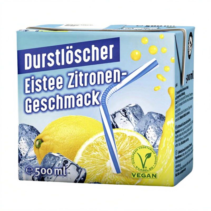 Durstlöscher Eistee mit Zitronengeschmack 500ml