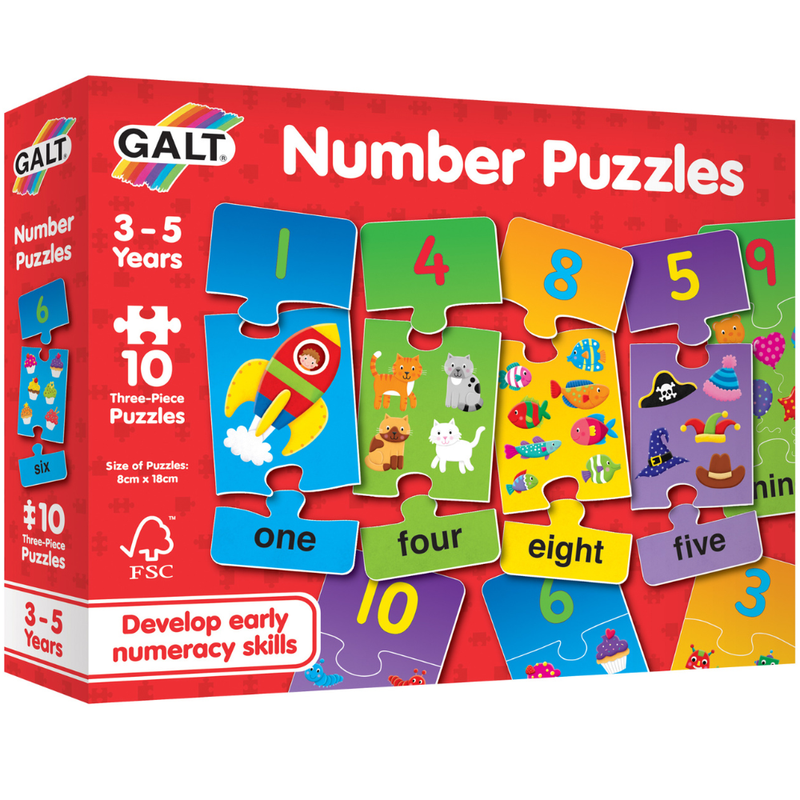 Number Puzzles Early Learning Jigsaw Puzzles