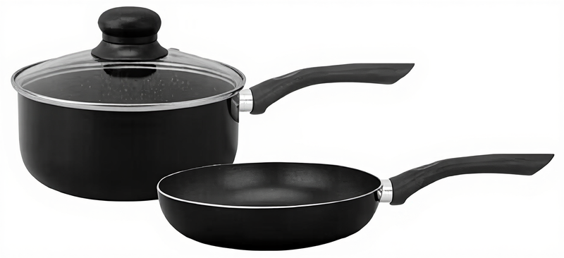 Pfannenset Aluminium 2-teiliges Set