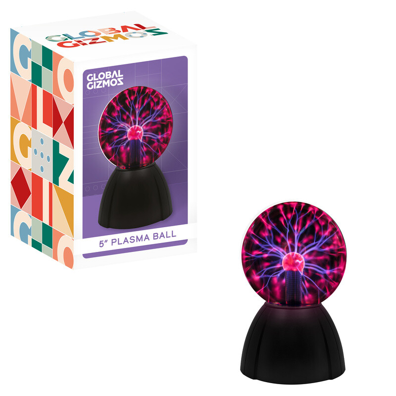 Table Lamp Plasma Ball Multicolour/Black