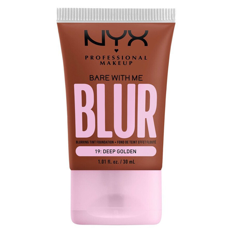 Nyx Professional Makeup Bare With Me Blur Tint Foundation 19 Deep Golden 30Ml