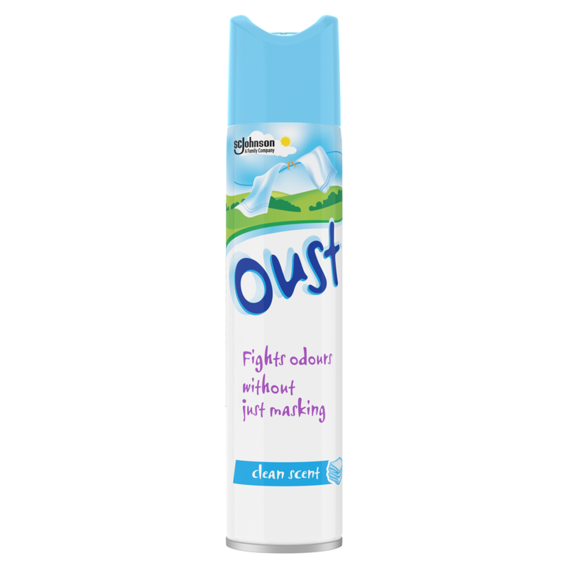 Odour Eliminator Aerosol Clean Scent Air Freshener 300ml