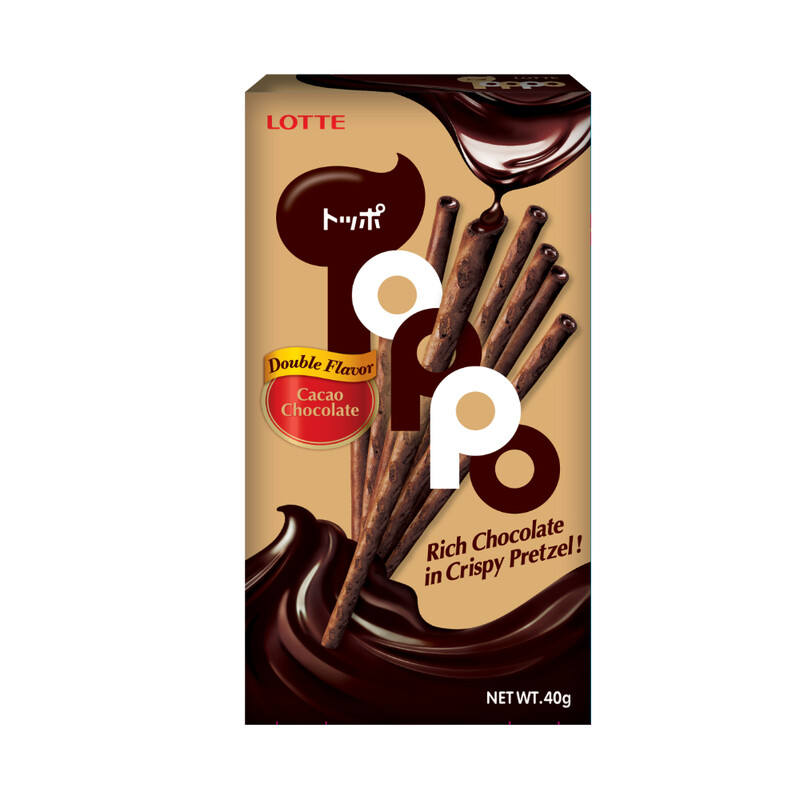 Lotte Cream Toppo Biscuit Sticks With Coco Filling 40G